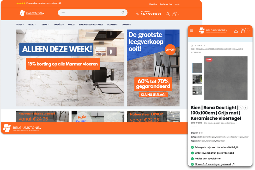 Belgiumstone website