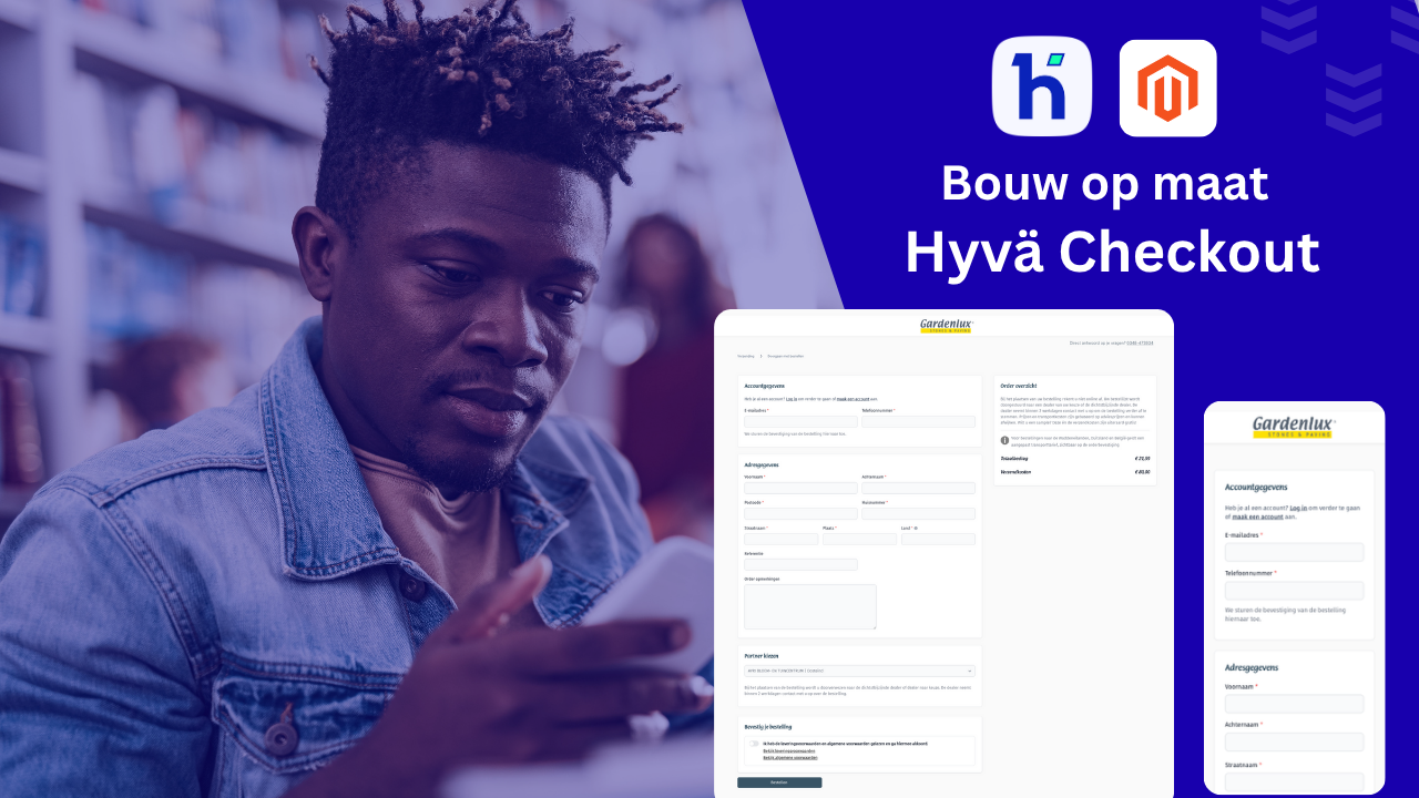 Aangepaste Hyvä Quote Checkout voor Magento 2, gebouwd voor bedrijfslogica